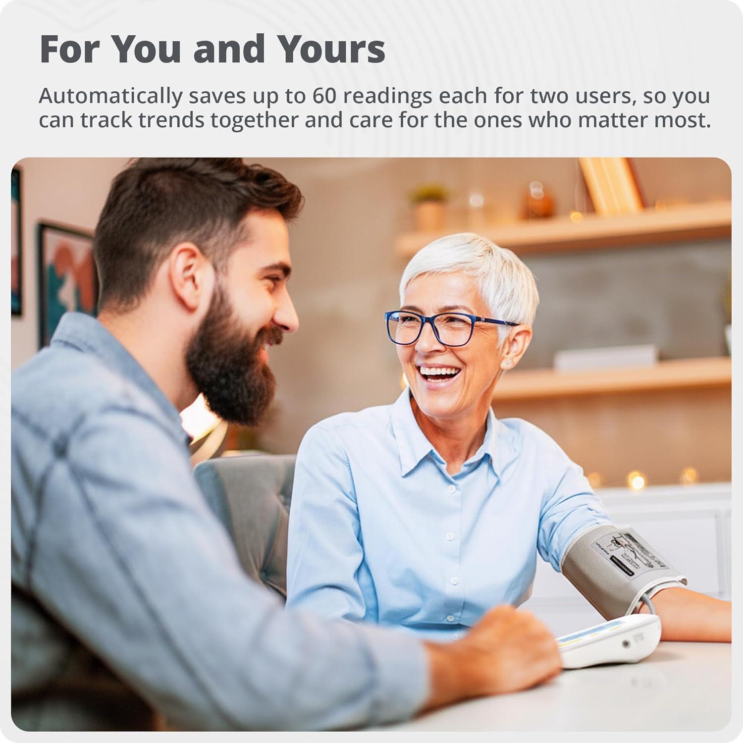 Monitor de Presión Arterial Greater Goods - Kit Completo con Manguito y Adaptador