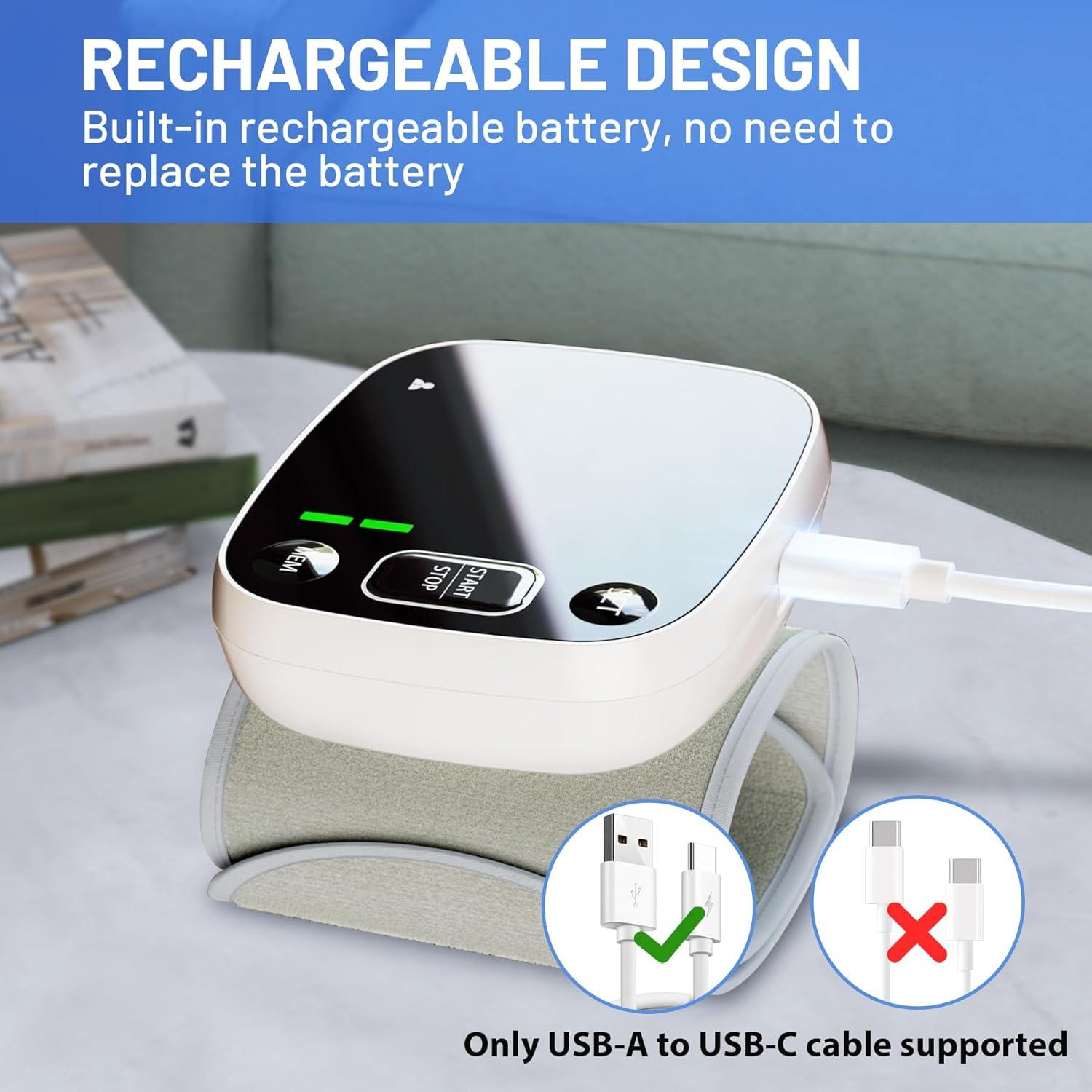 Monitor de Presión Arterial Automático Jamr W1101L Recargable