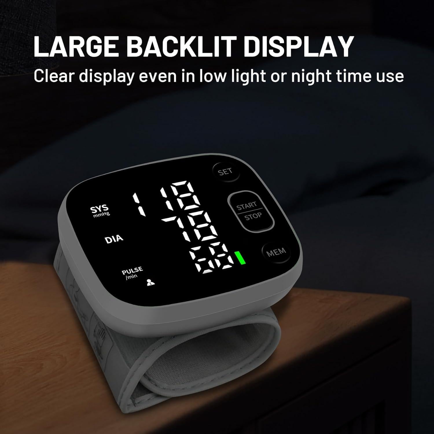 Monitor de Presión Arterial Automático Jamr W1101L Recargable