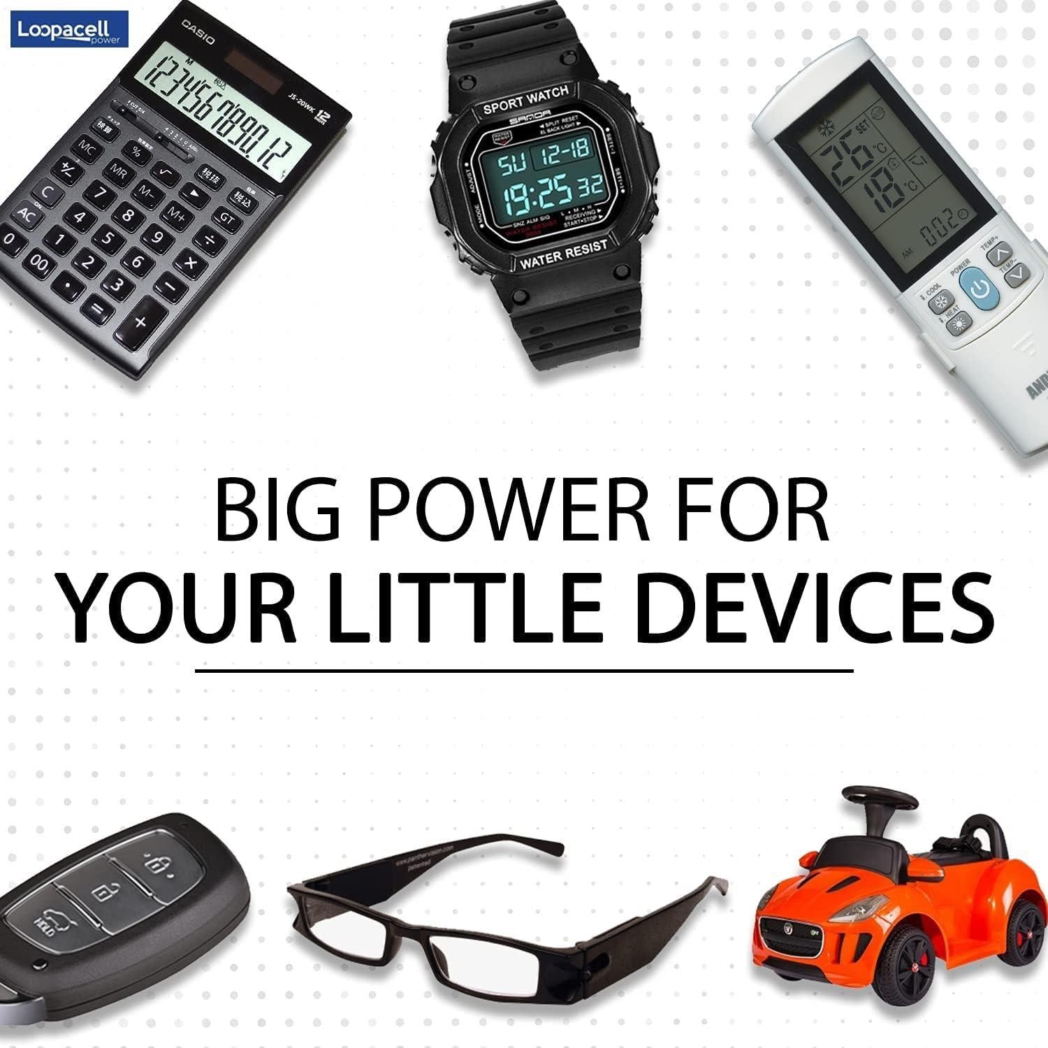 Baterías de Moneda de Litio Loopacell CR2032 3V - Paquete de 20