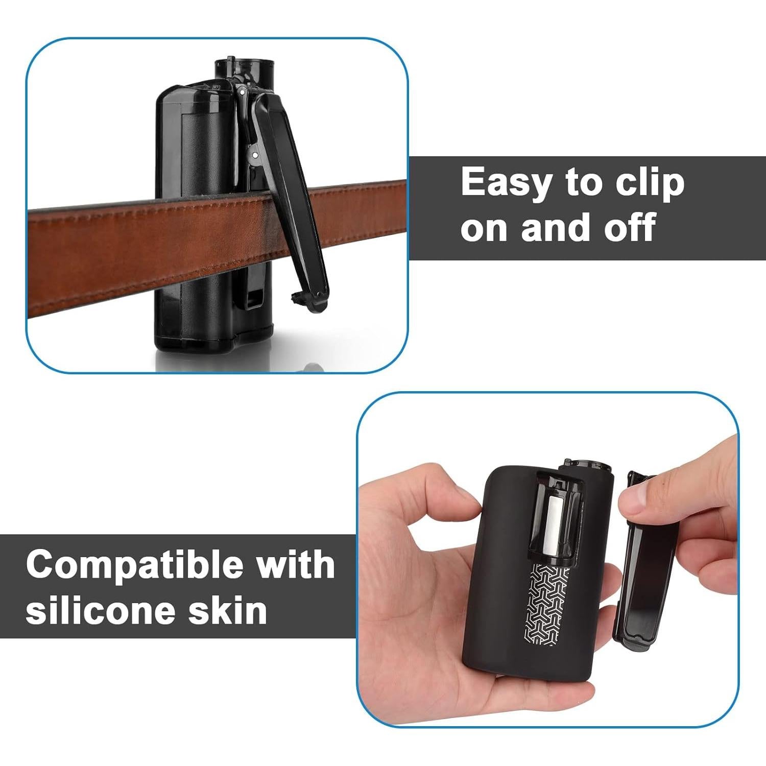 Clip de Bomba de Insulina iGuerburn para Medtronic MiniMed 630G 640G 670G 770G 780G - Negro