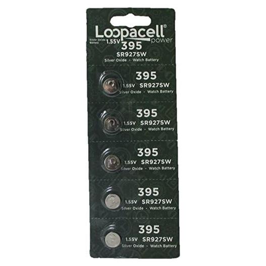 Baterías de Óxido de Plata Loopacell 395/399 - Paquete de 5