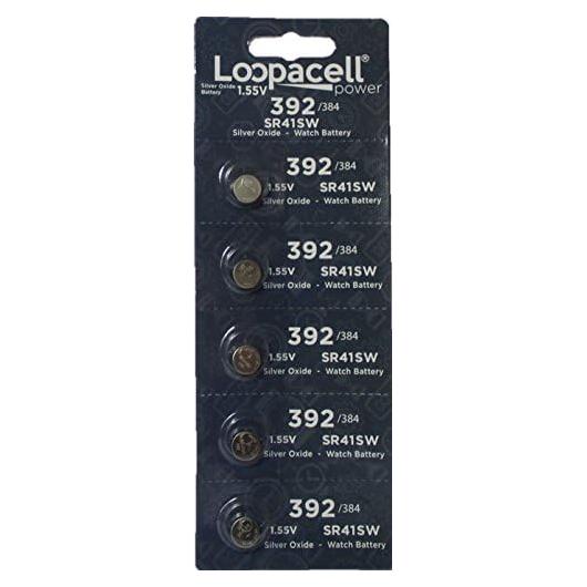 Baterías de Óxido de Plata Loopacell 392 Paquete de 5 Unidades