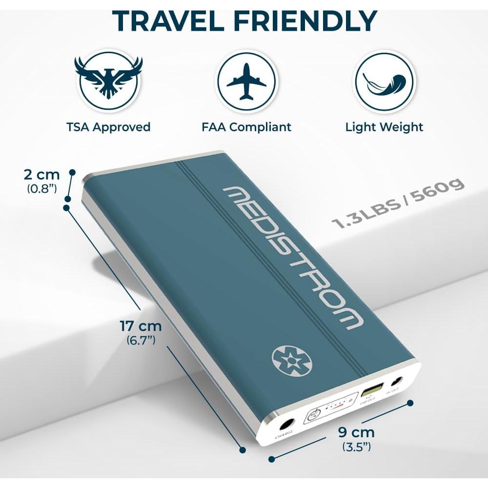 Batería de Respaldo CPAP Medistrom Pilot 24 Lite 95Wh