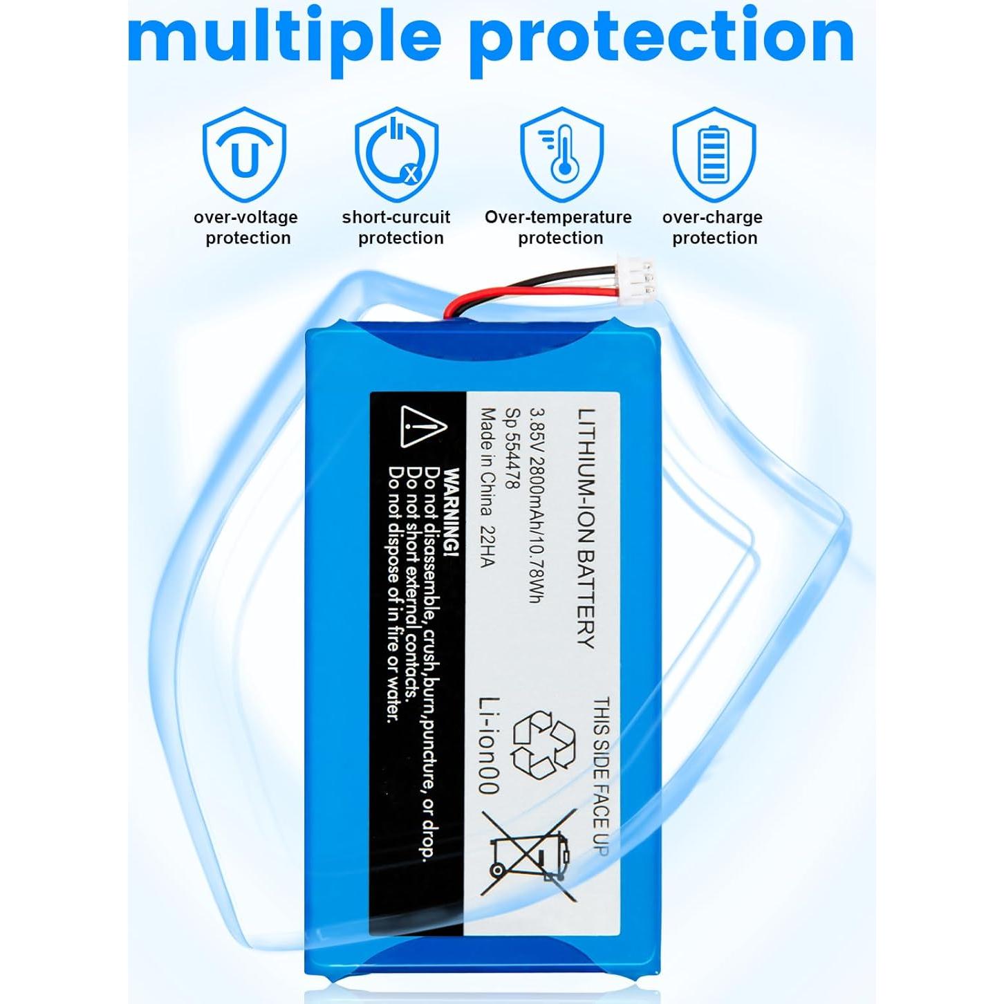 Batería de Reemplazo 7717 para Monitor Bebé Infant Optics DXR-8 Pro 2800mAh