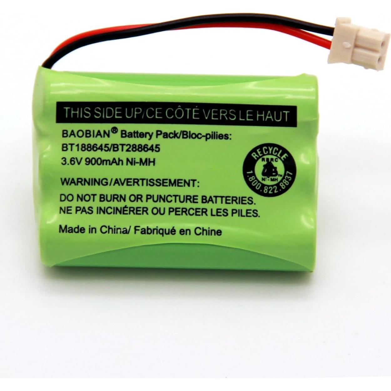 Batería Recargable Ni-MH 3.6V 900mAh BAOBIAN Compatible