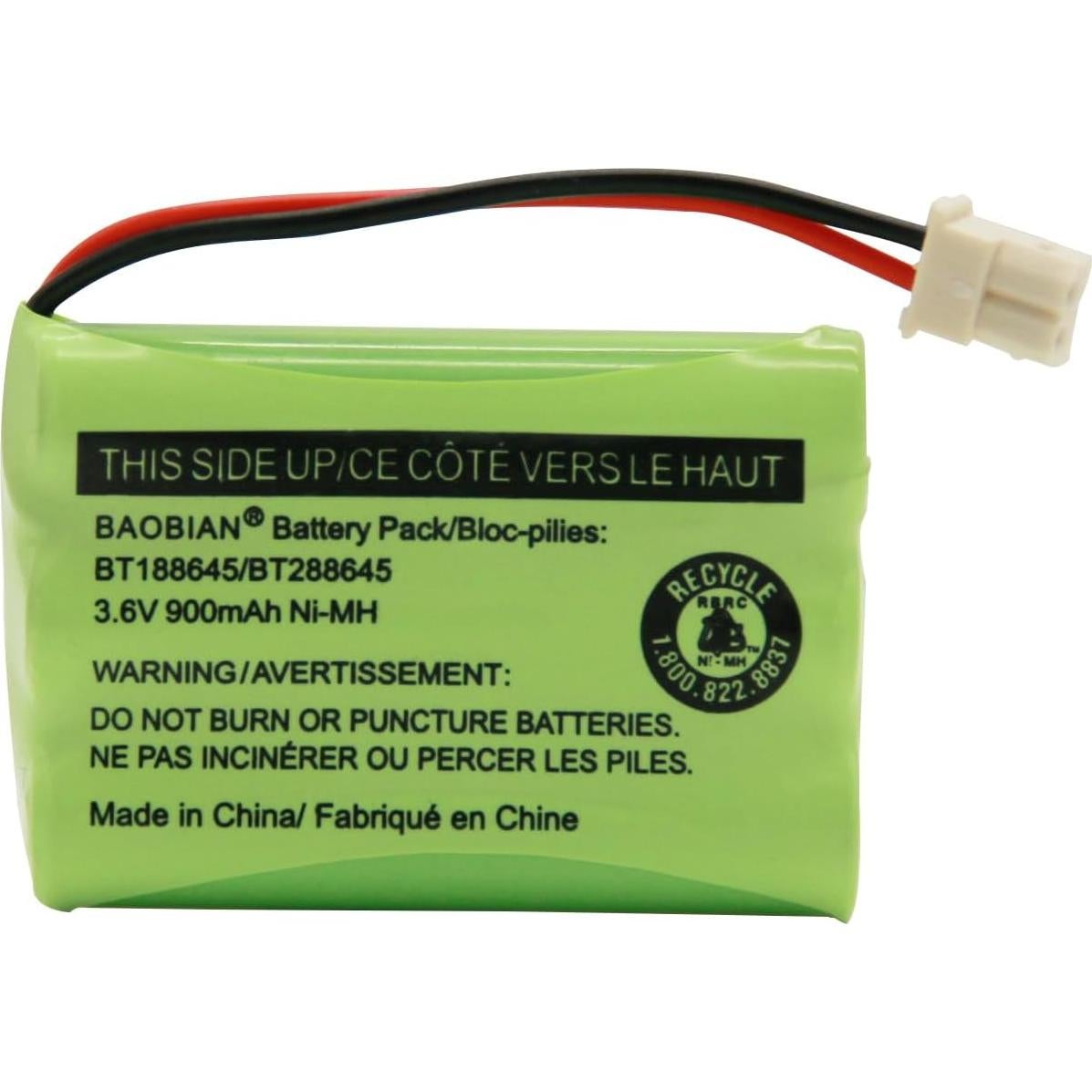 Batería Recargable Ni-MH 3.6V 900mAh BAOBIAN Compatible