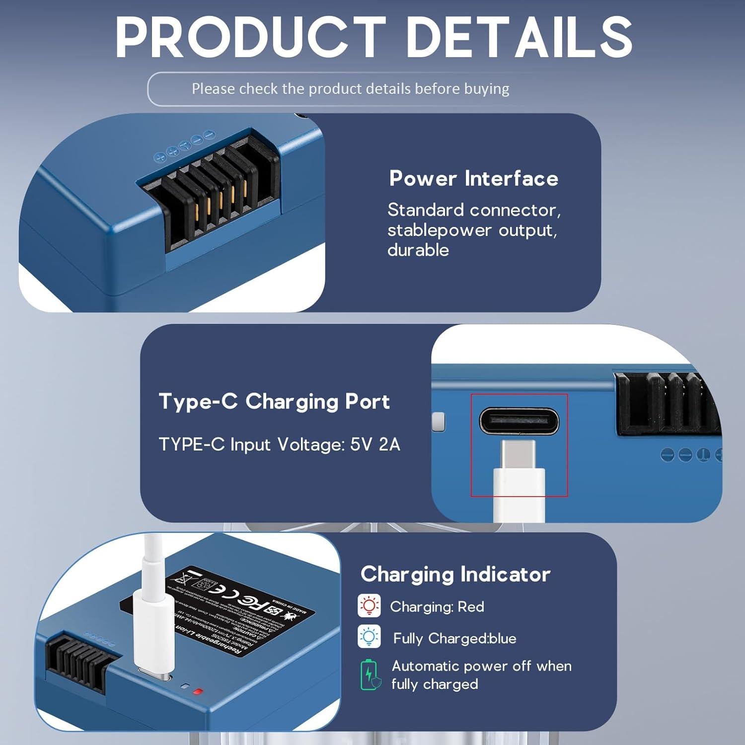 Batería Recargable 12000mAh eufy S220 S230 S231 S330 E330