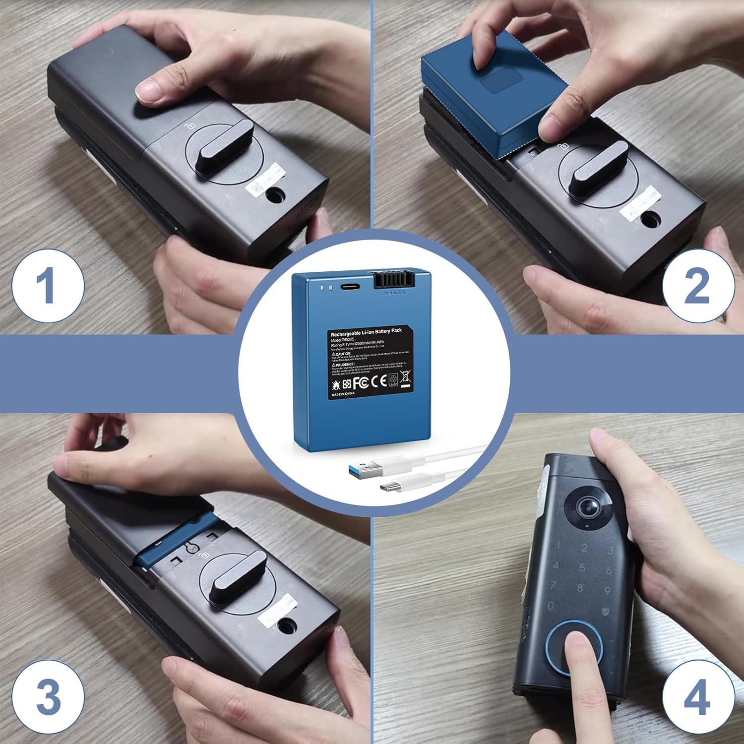 Batería Recargable 12000mAh eufy S220 S230 S231 S330 E330