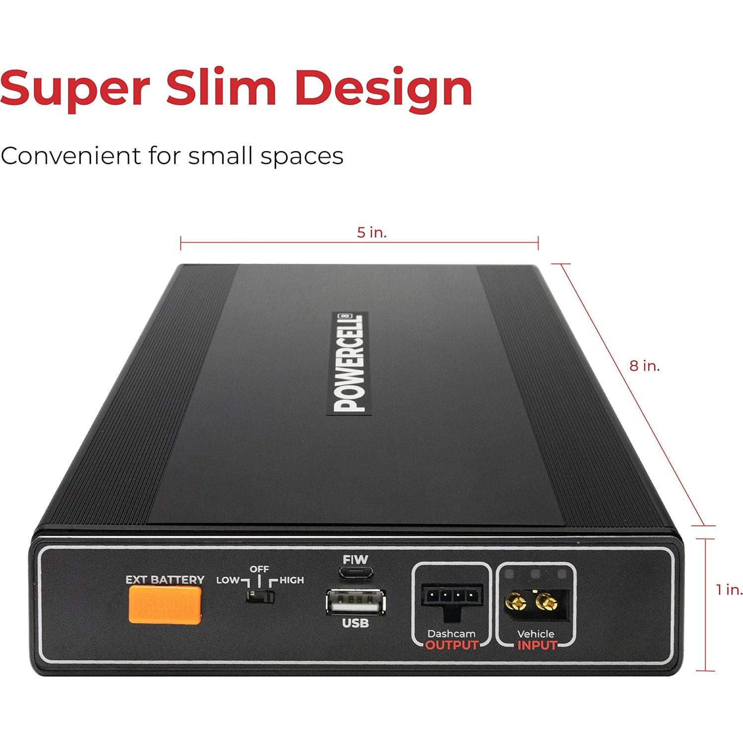 Batería PowerCell 8 BlackboxMyCar 96Wh para Dash Cam