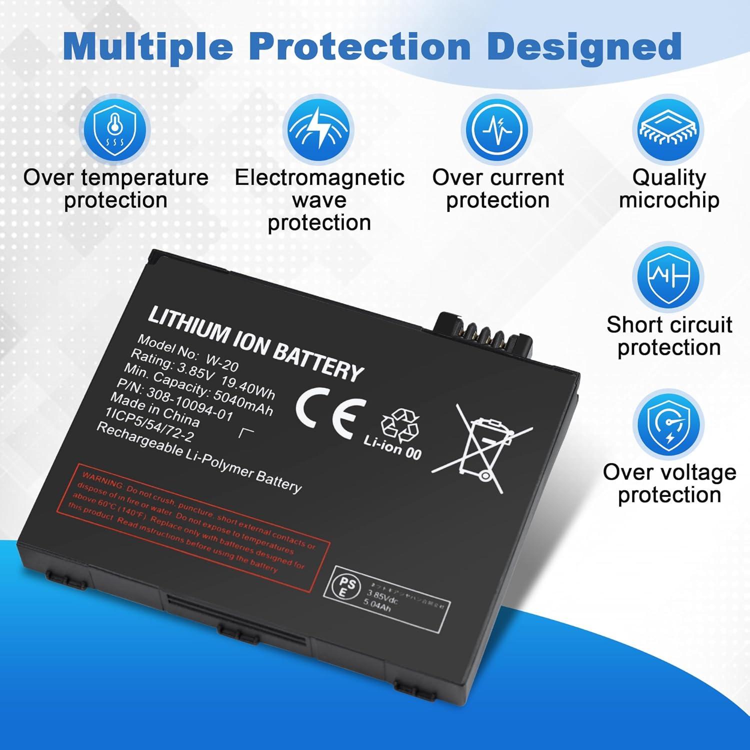 Batería de iones de litio Netgear W-20 para Hotspot Nighthawk