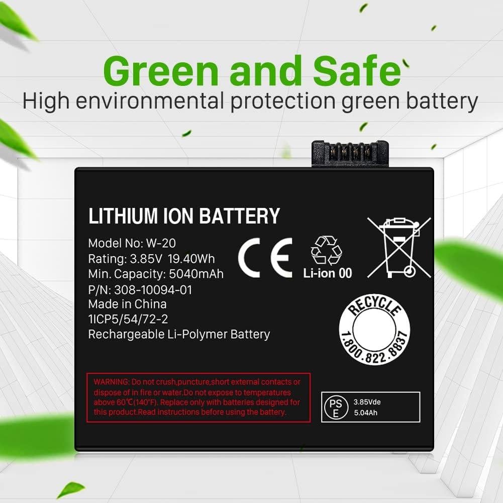 Batería de Reemplazo SHENMZ W-20 5040mAh para NETGEAR Nighthawk 5G