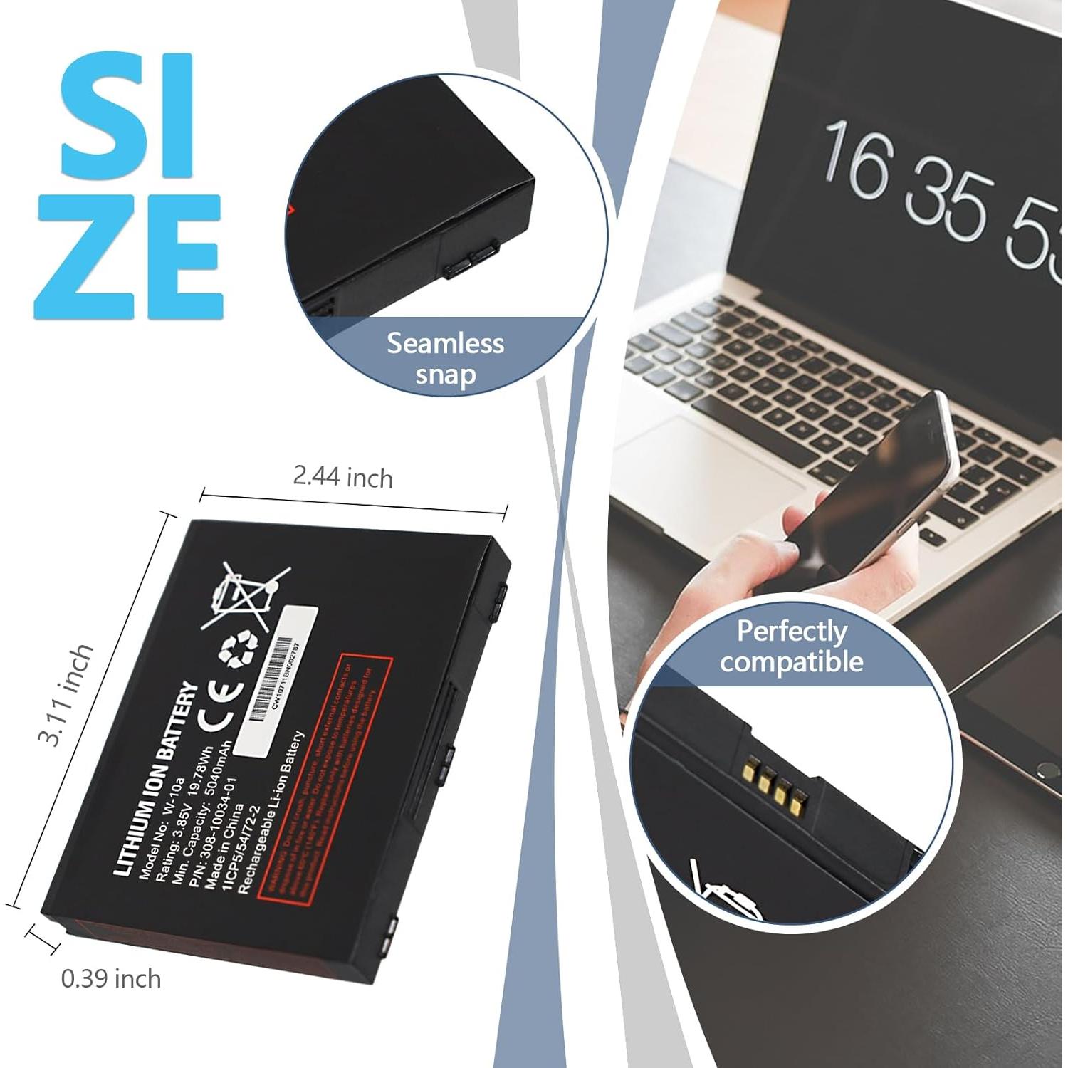 Batería de iones de litio W-10a para Netgear MR1100 5040mAh