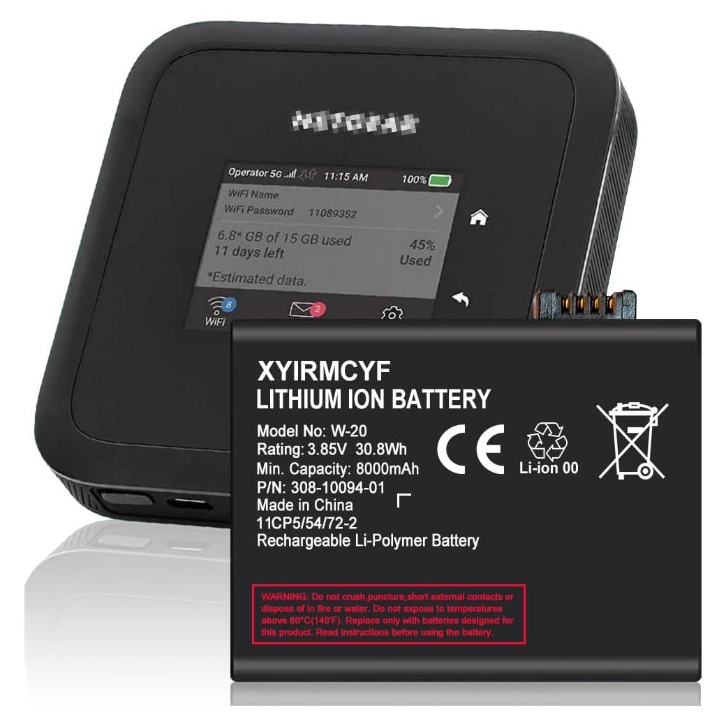 Batería W-20 8000mAh para Netgear Nighthawk 5G Hotspot