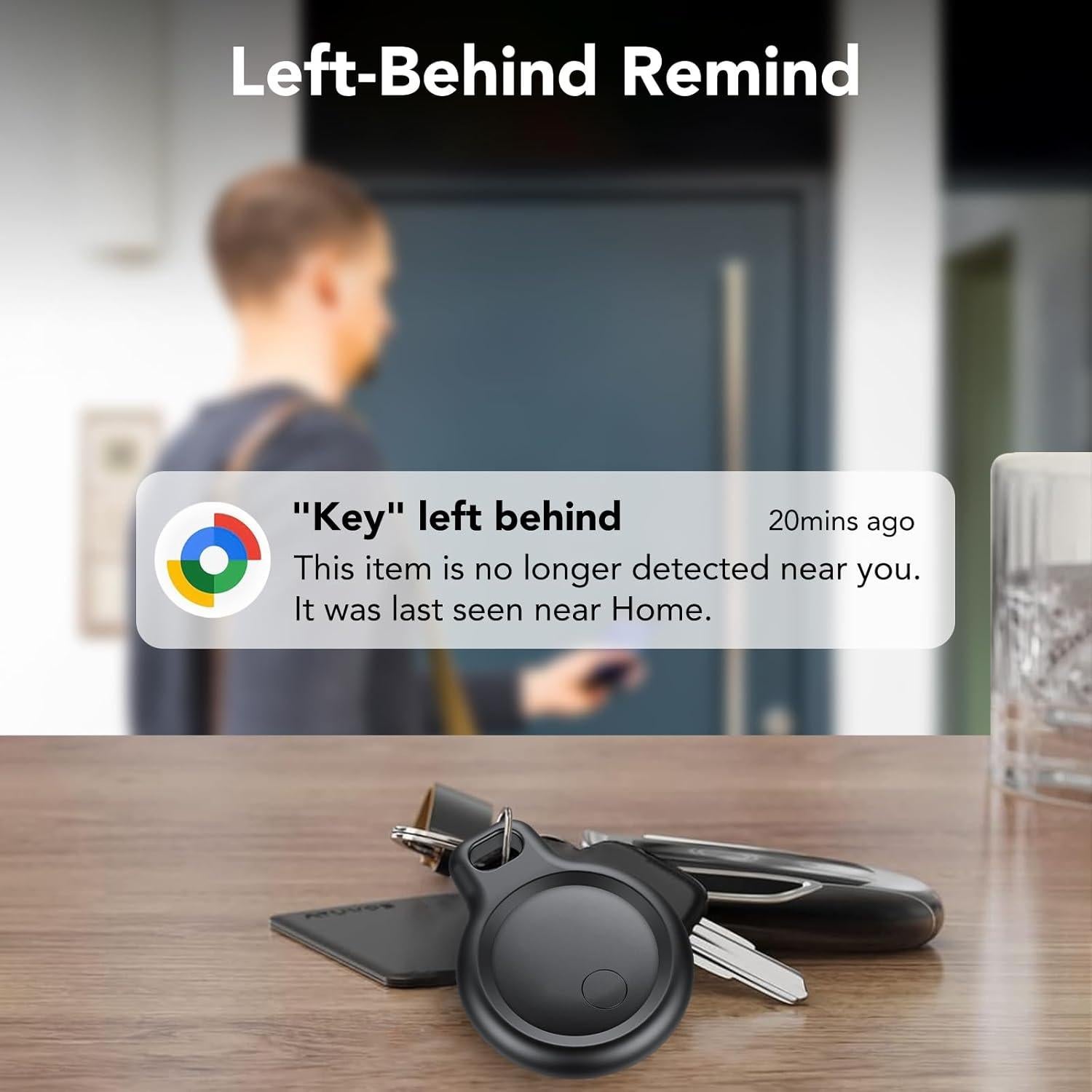 Rastreador Aéreo Bluetooth Ajblg - Paquete de 4, IP68