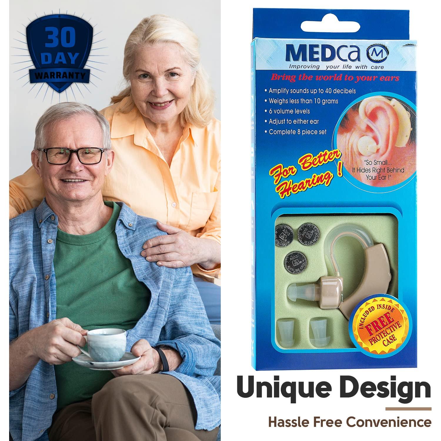 Amplificador Auditivo Digital MEDca BTE con Reducción de Ruido