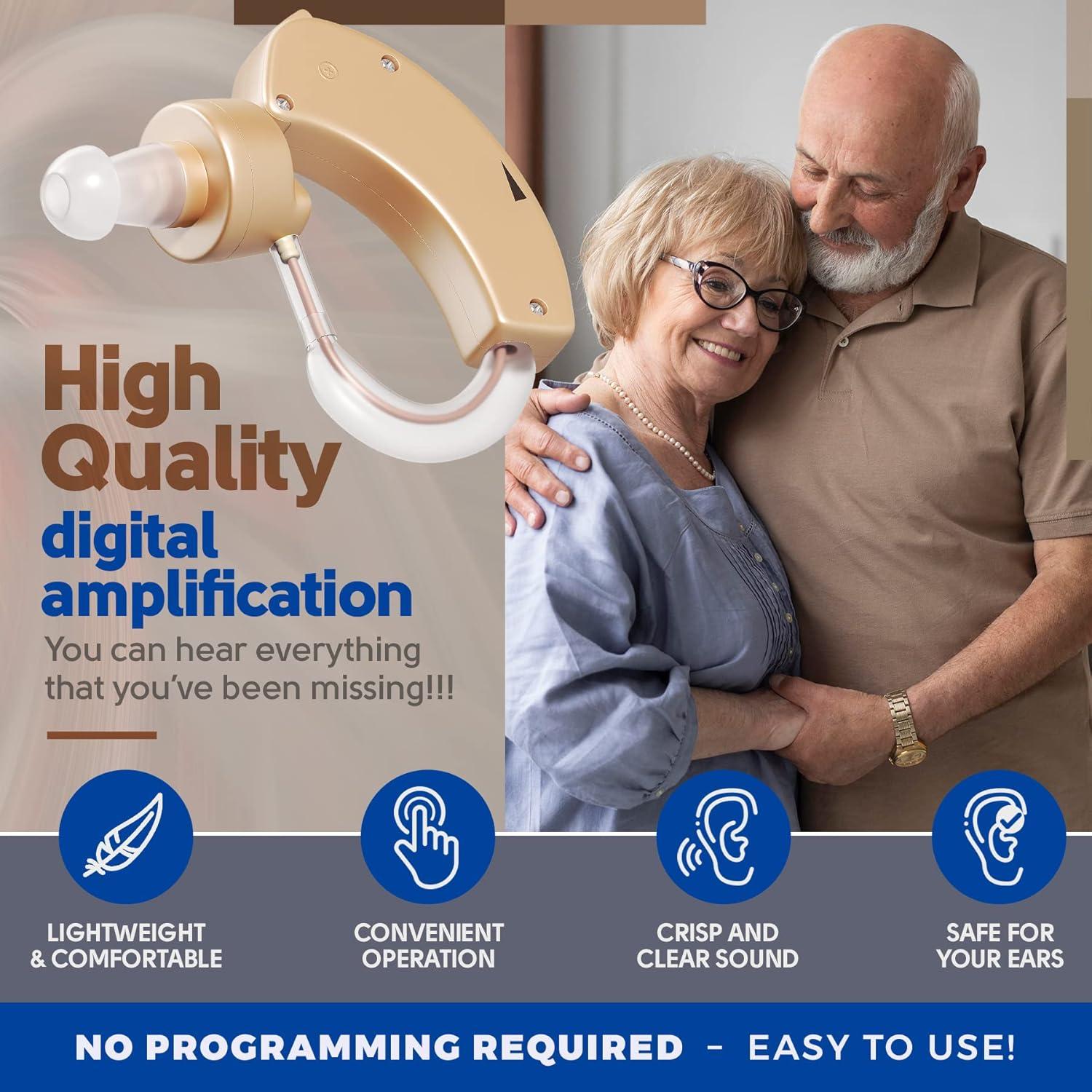 Amplificador Auditivo Digital MEDca BTE con Reducción de Ruido