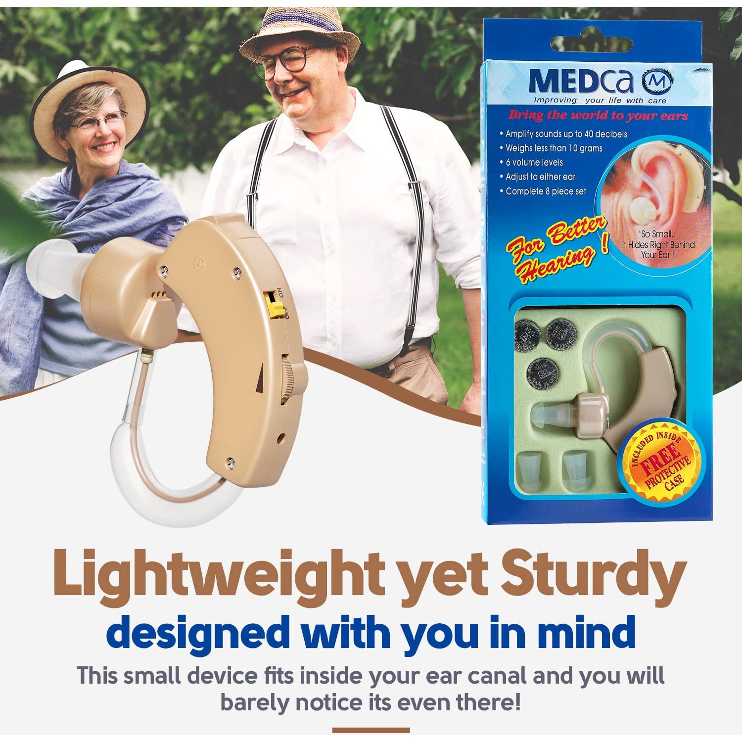 Amplificador Auditivo Digital MEDca BTE con Reducción de Ruido