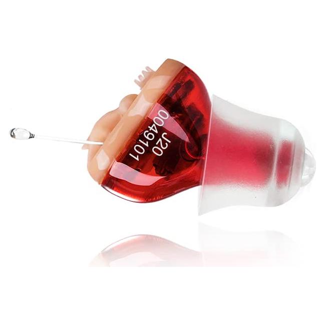 Audífono Amplificador de Sonido IncenSonic J20 Rojo Derecho