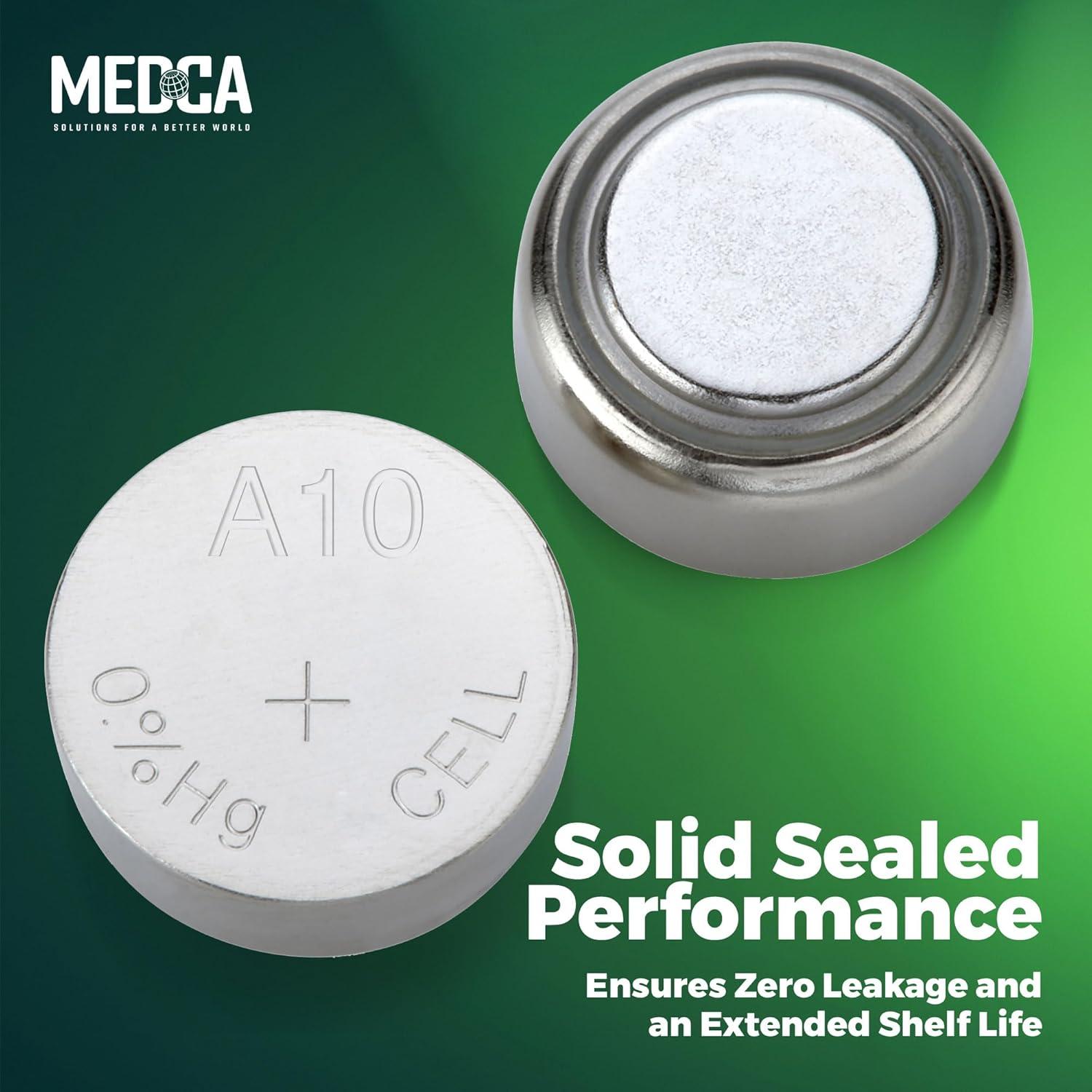 Baterías MEDca A10 - 12 Piezas - 1.45V para Audífonos