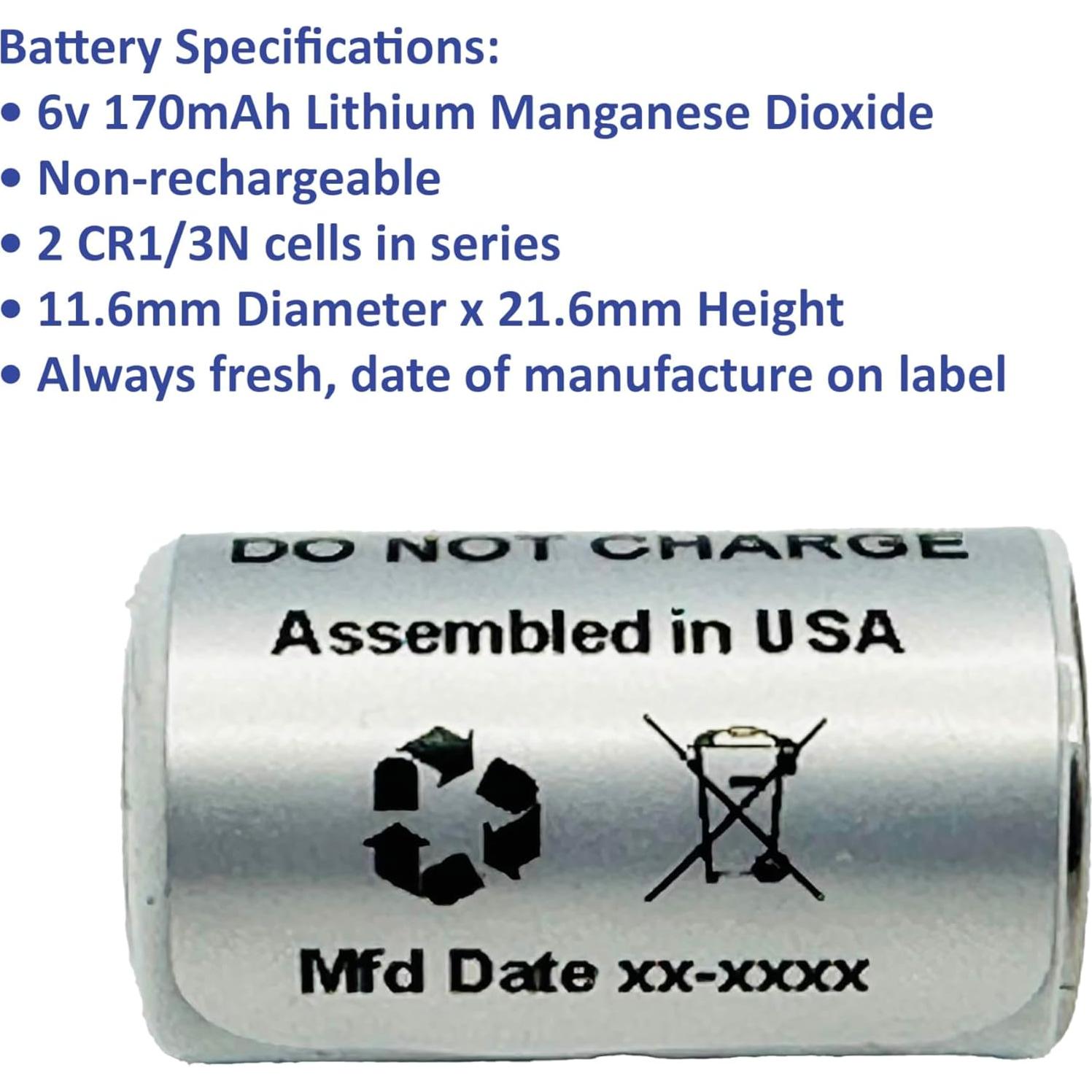 Batería de 6V Lithium BatteryPrice para Collares Pet Stop