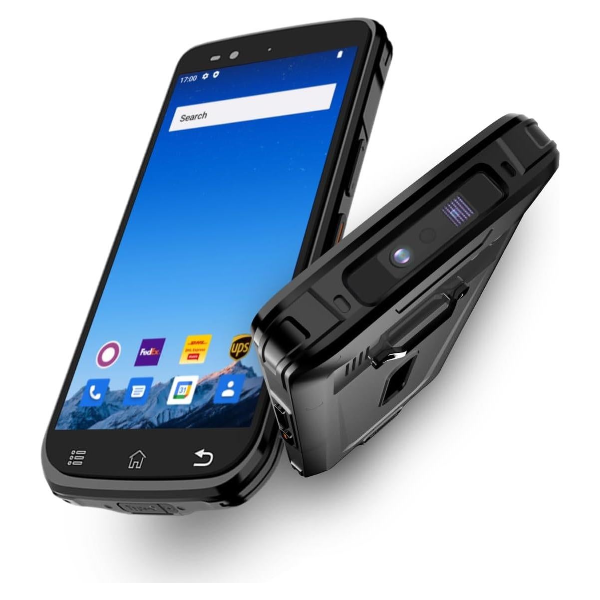 Rayoungtek Android 12 Barcode Scanner 4+64GB Built-in 1D/2D/QR Zebra SE4710 Bar Code Scanner 4G Wireless Mobile Computer PDA N77 for Warehouse & Logistics