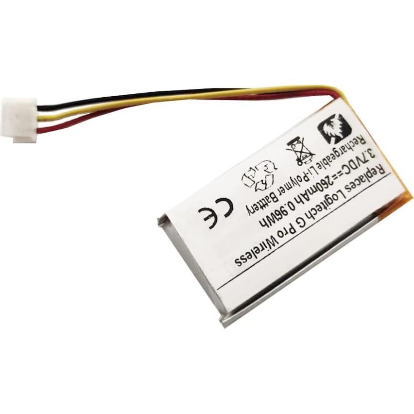 Batería Recargable 260mAh MPF para Logitech G Pro Wireless