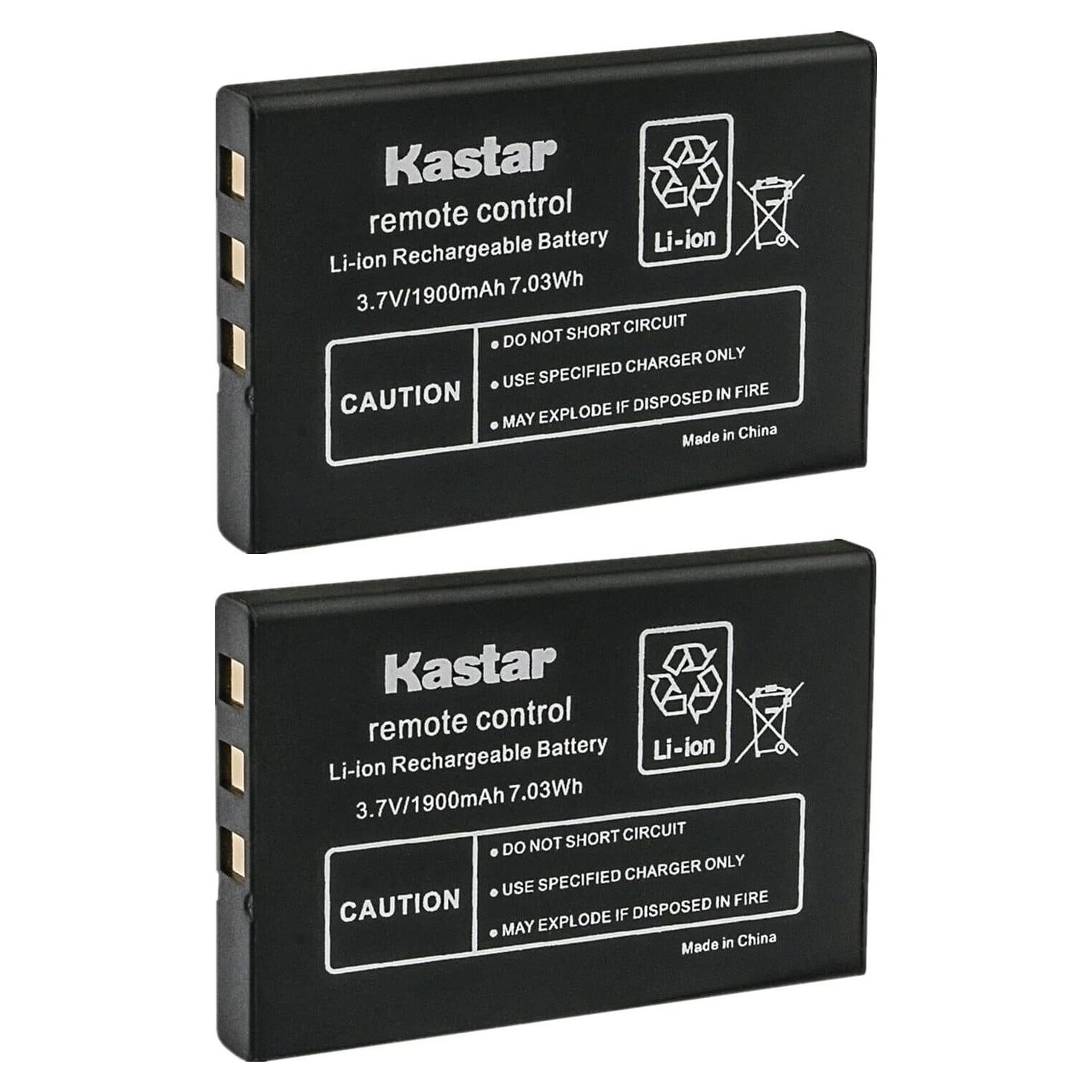 Baterías de Litio-ion Kastar 2-Pack para Control Remoto Universal