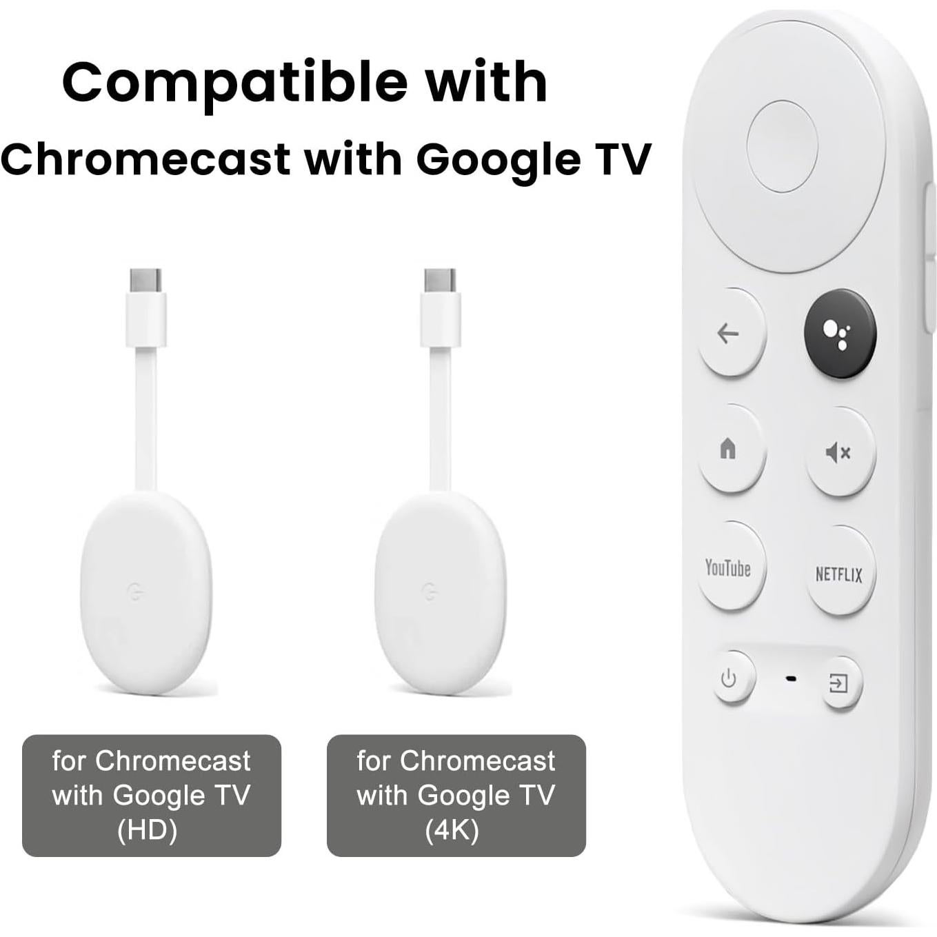 Control Remoto Reemplazo OROSAUR G9N9N para Chromecast 4K HD