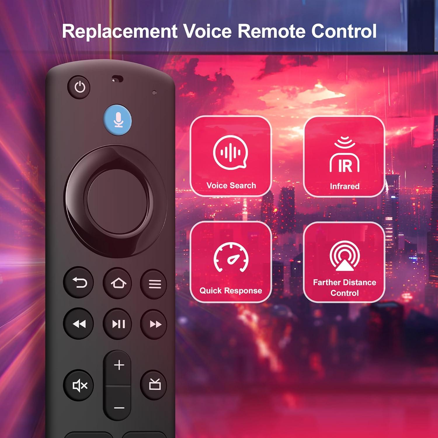 Control Remoto de Voz Trado para Fire TV Stick 3ra Gen