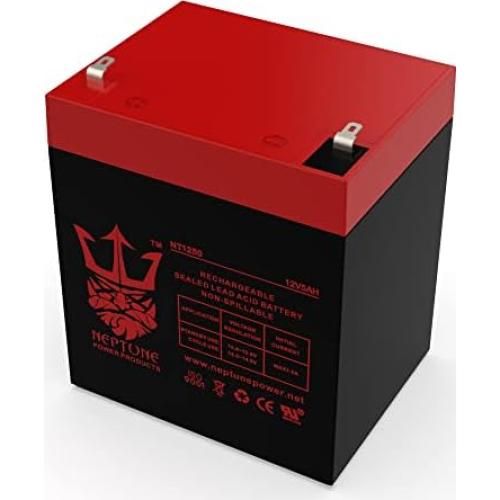Batería Recargable SLA 12V 5Ah Neptune NT1250 para Alarmas