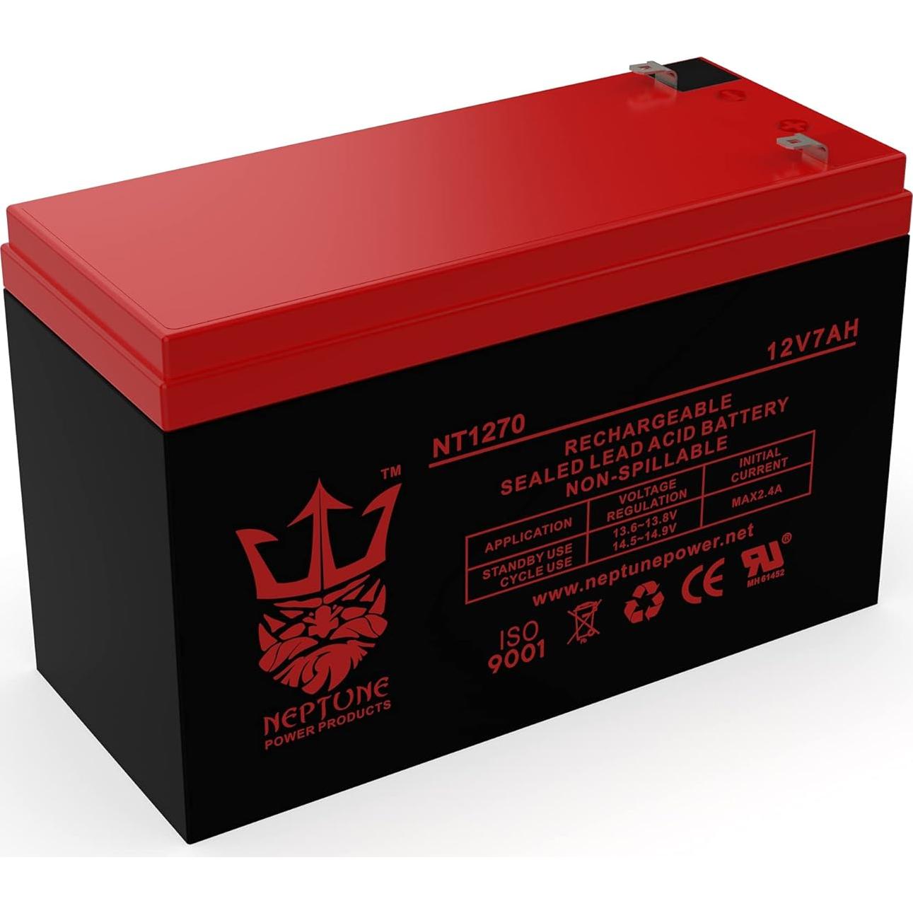 Batería Sellada de Plomo Ácido 12V 7AH Neptune NT1270