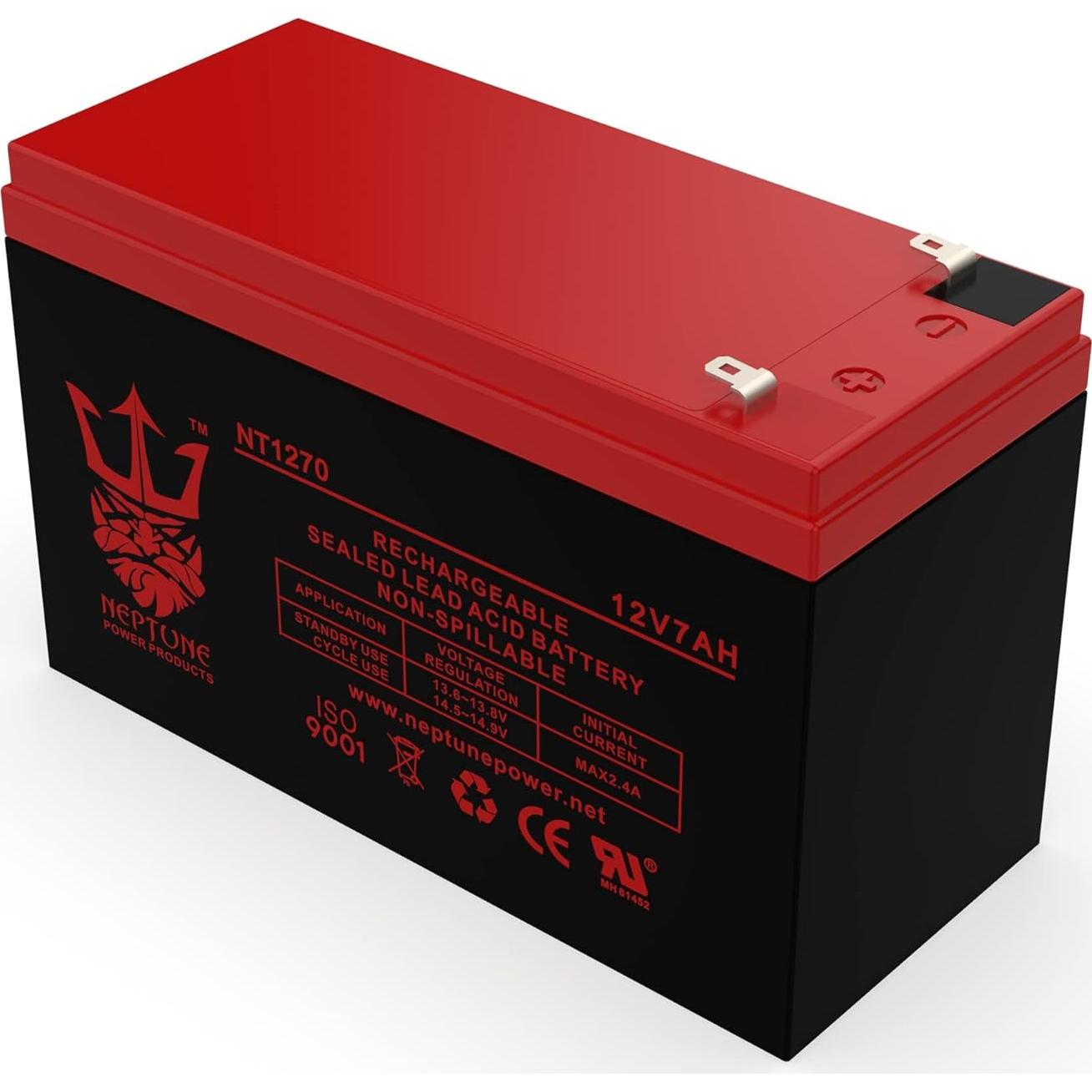 Batería Sellada de Plomo Ácido 12V 7AH Neptune NT1270