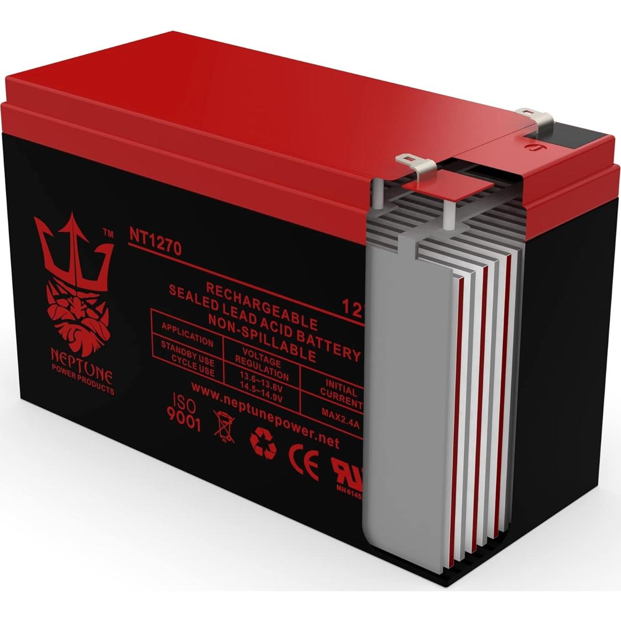 Batería Sellada de Plomo Ácido 12V 7AH Neptune NT1270