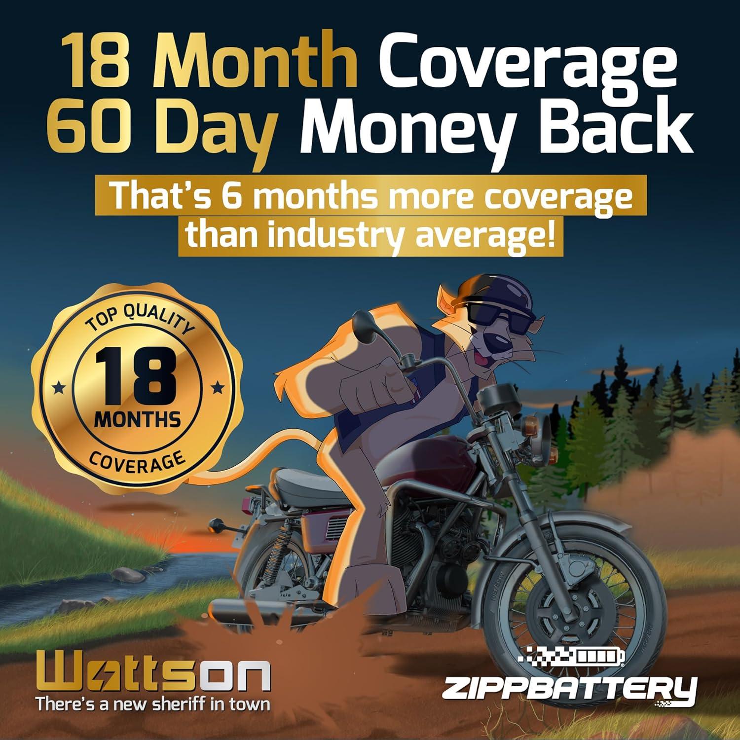 Batería Zipp 12V 9.5AH AGM Libre de Mantenimiento para Alarma y Scooters