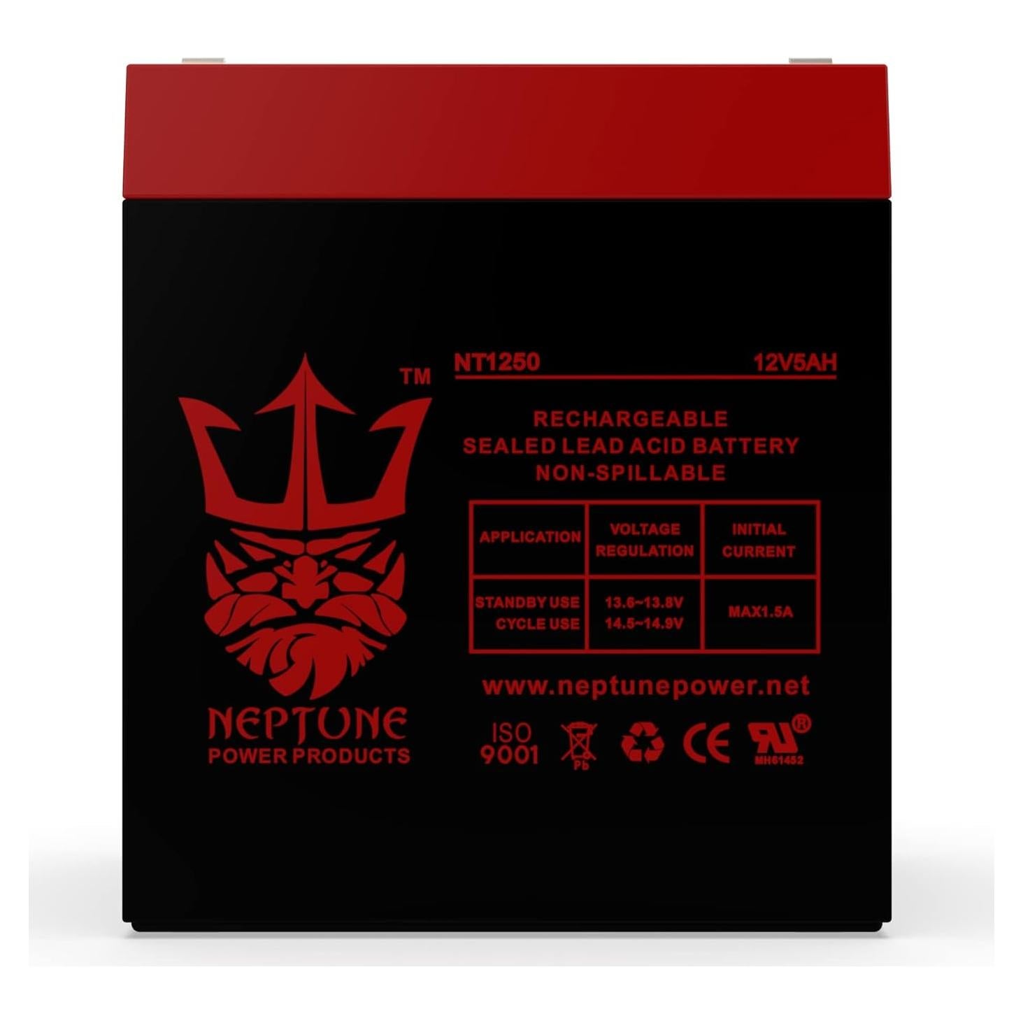 Batería de Alarma 12V 50Ah Neptune Power Products NT-1250