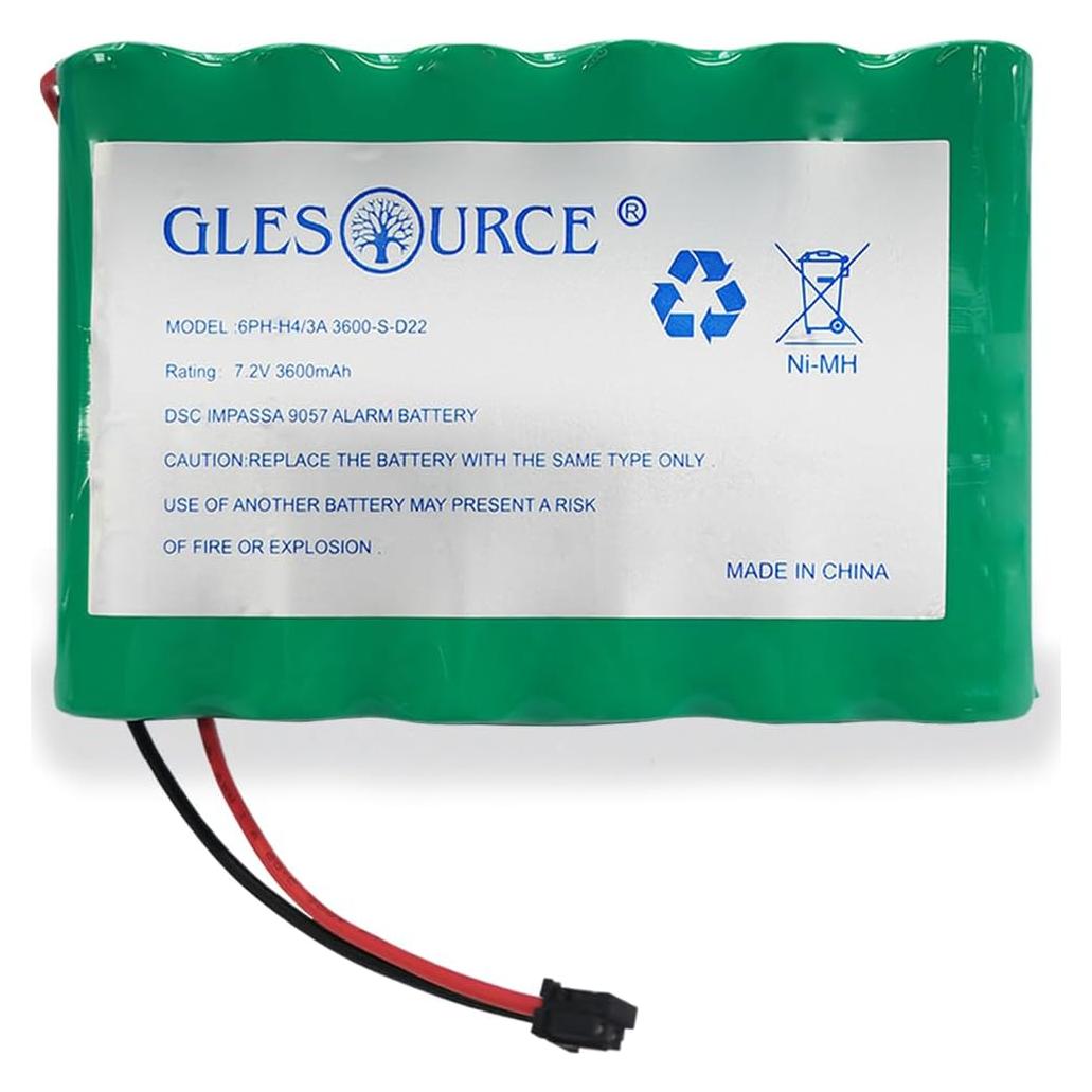 Batería de Reemplazo 7.2V 3600mAh GLESOURCE para Alarma DSC