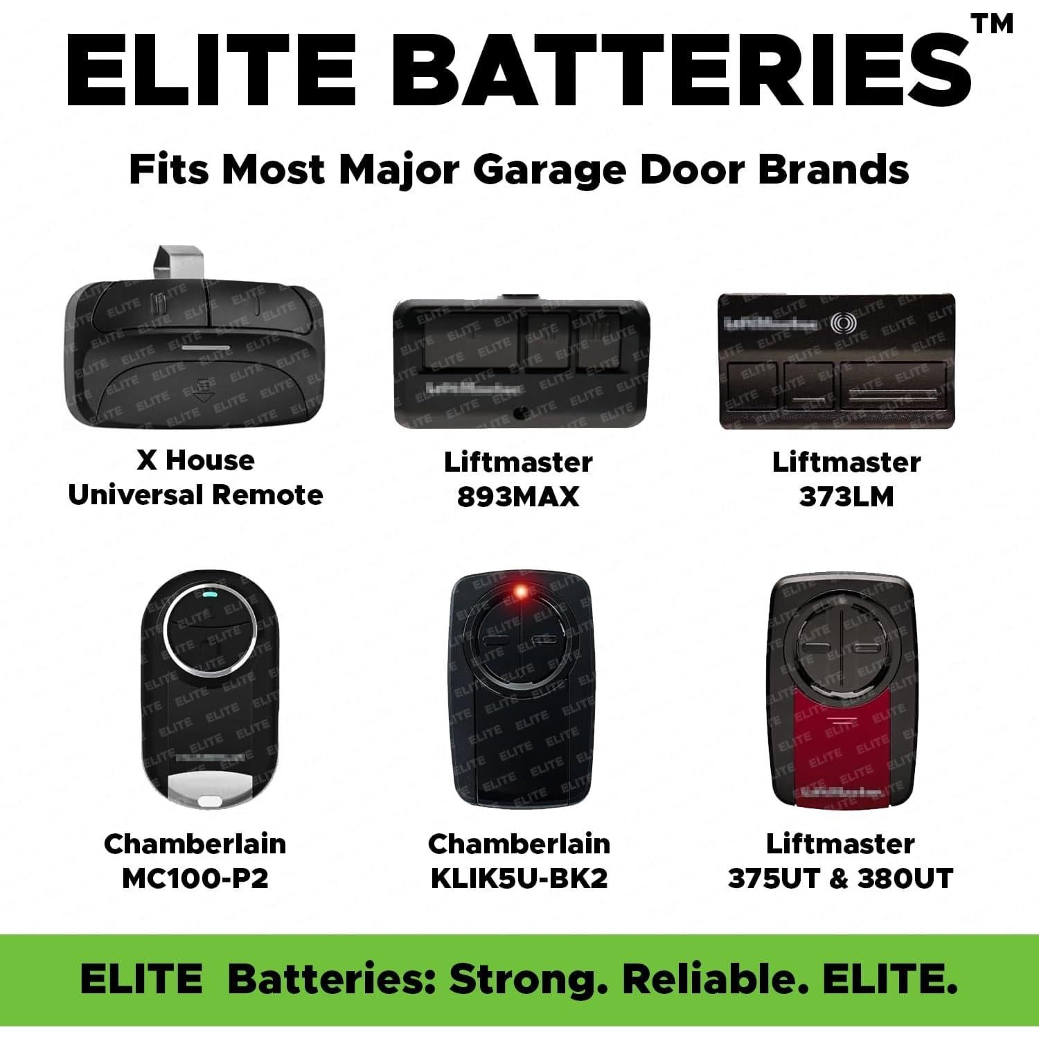 Batería de Reemplazo para Control Remoto de Puerta de Garaje Elite