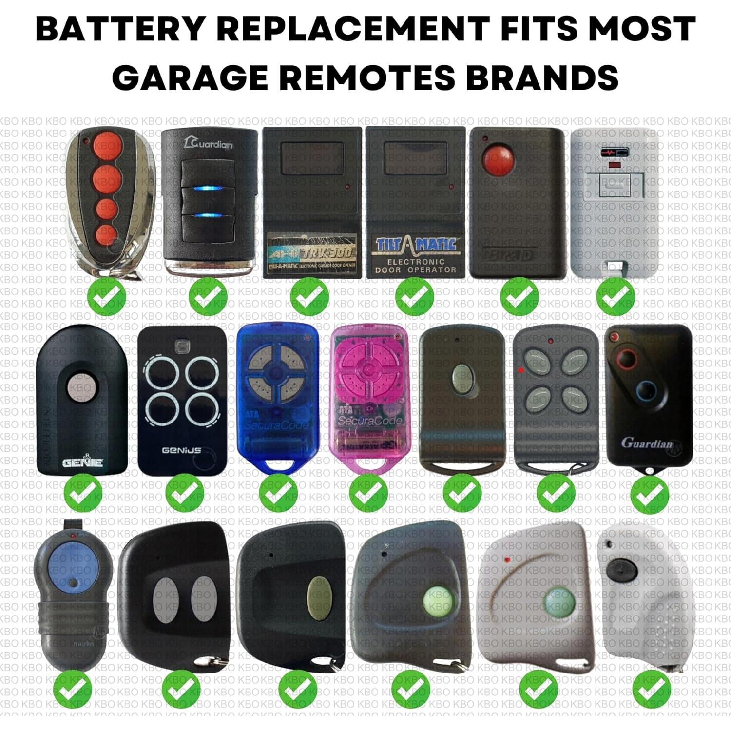 Batería A23 Alcalina 12V para Abridor de Puerta de Garaje