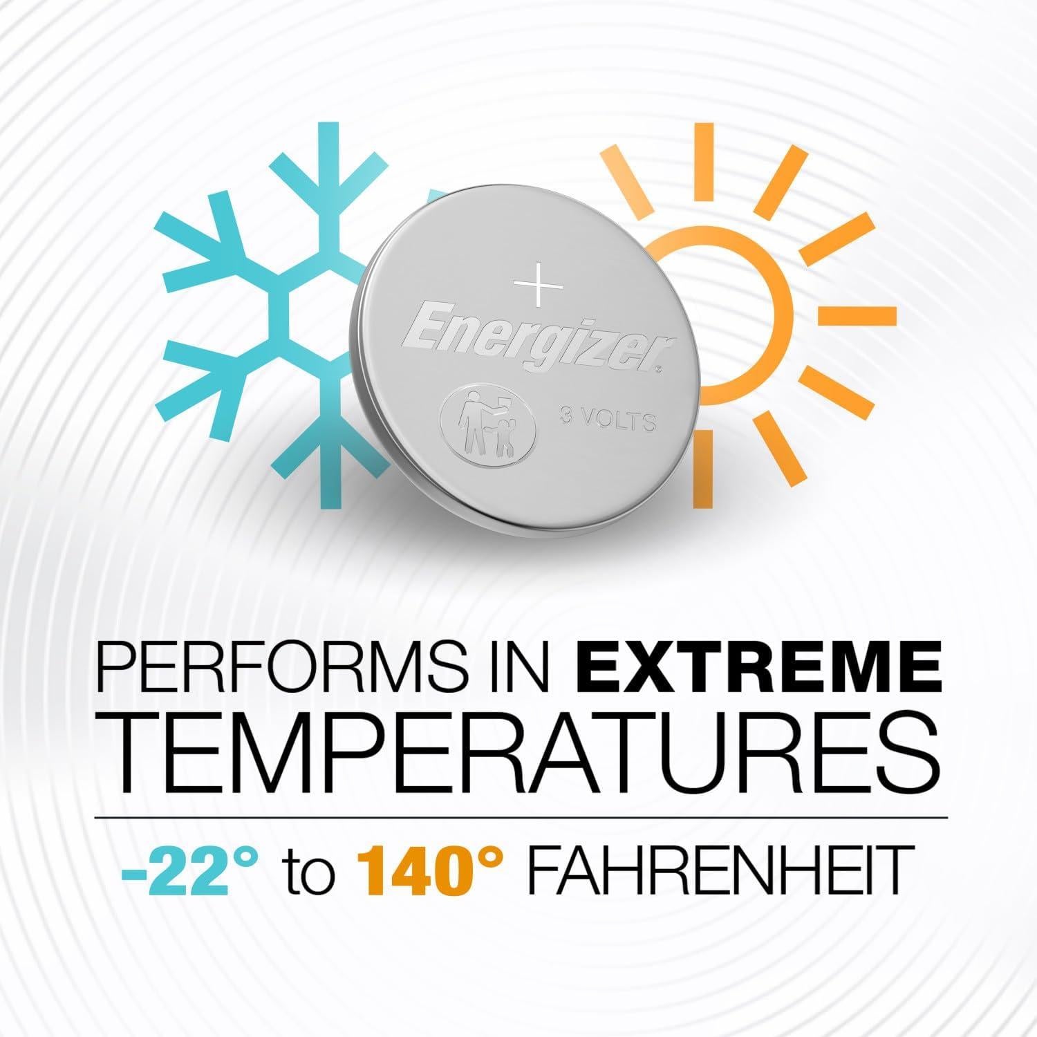 Baterías de Moneda de Litio Energizer 2032 - Paquete de 2