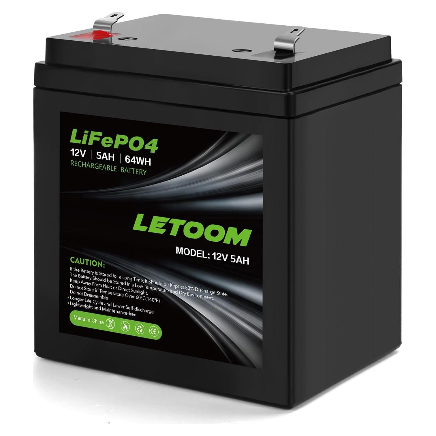 Batería de Litio Letoom para Abridores de Puertas de Garaje