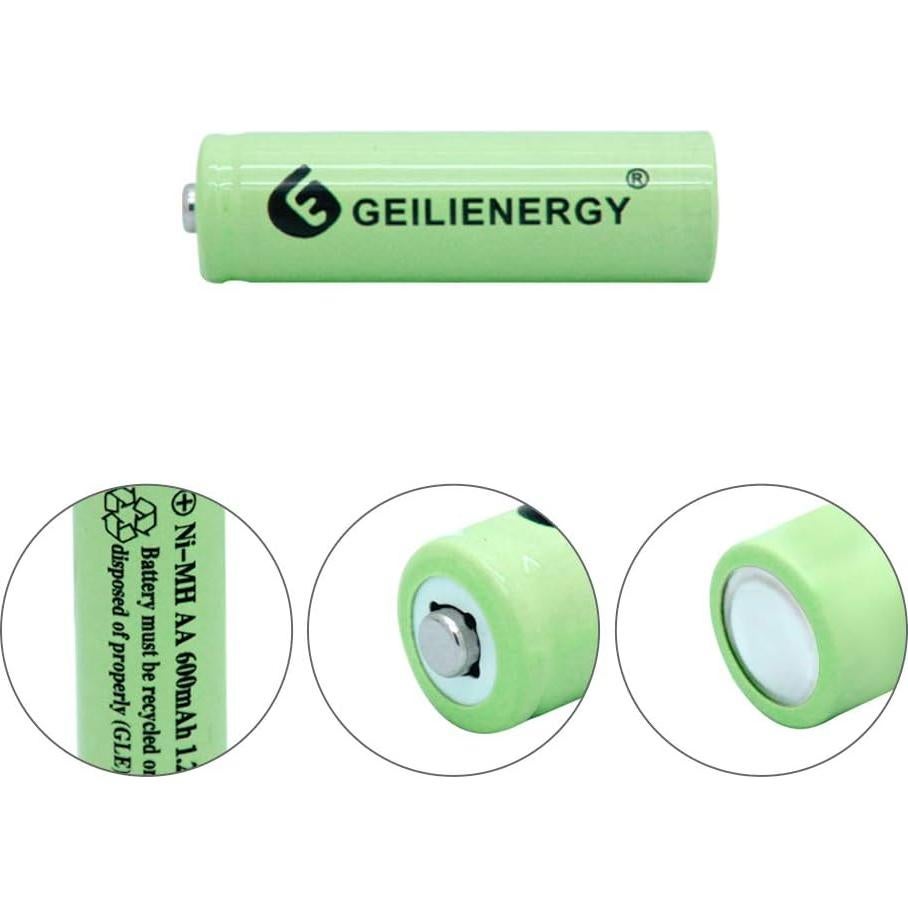 Baterías recargables AA Ni-MH 600mAh 1.2V QBLPOWER - 8 piezas