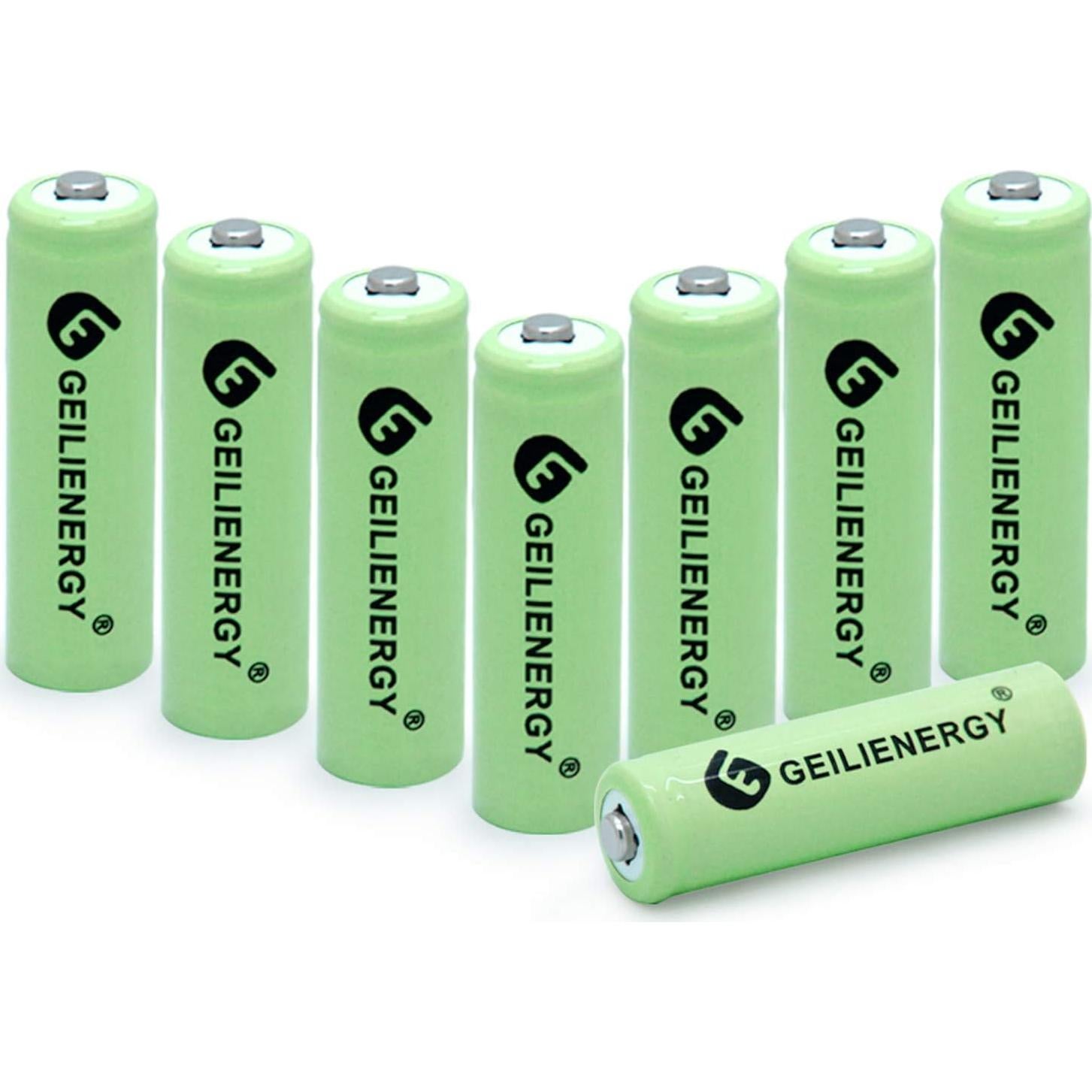 Baterías recargables AA Ni-MH 600mAh 1.2V QBLPOWER - 8 piezas