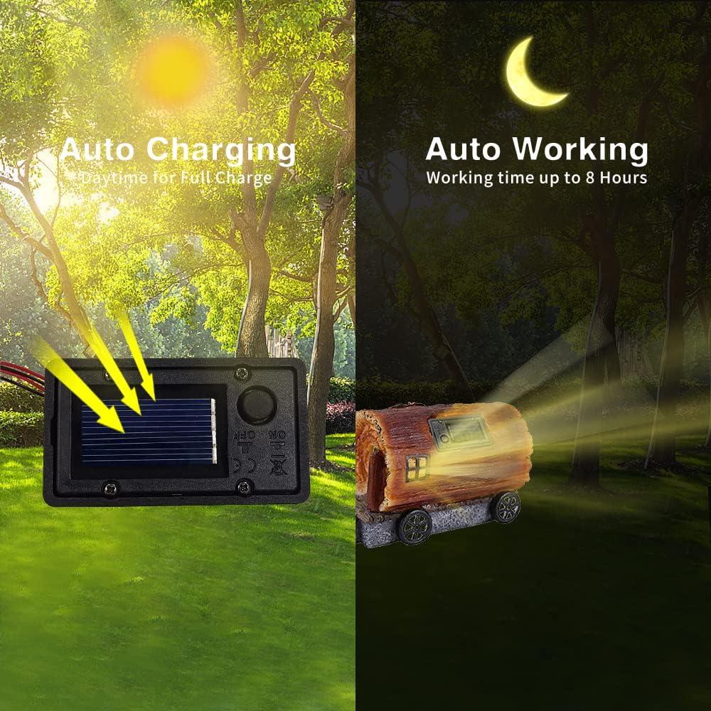 Caja de Batería Solar AQEENURA para Linternas Colgantes 4PCS