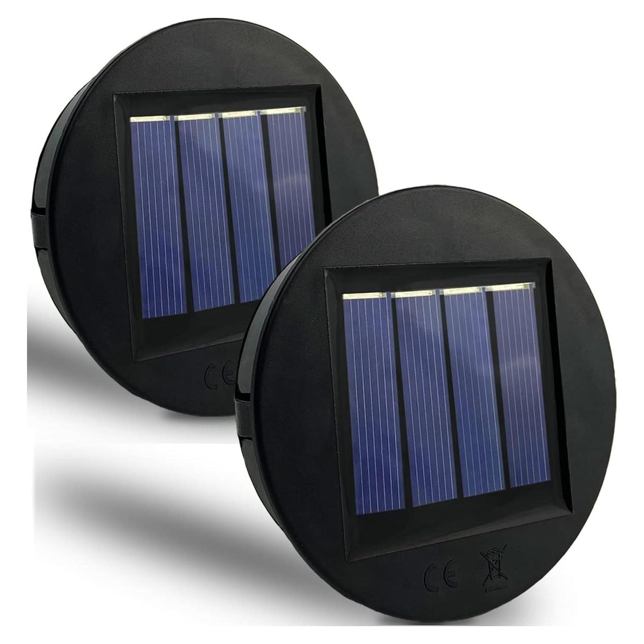 Parte Superior de Reemplazo Luz Solar HELESIN 8cm Amarillo Cálido