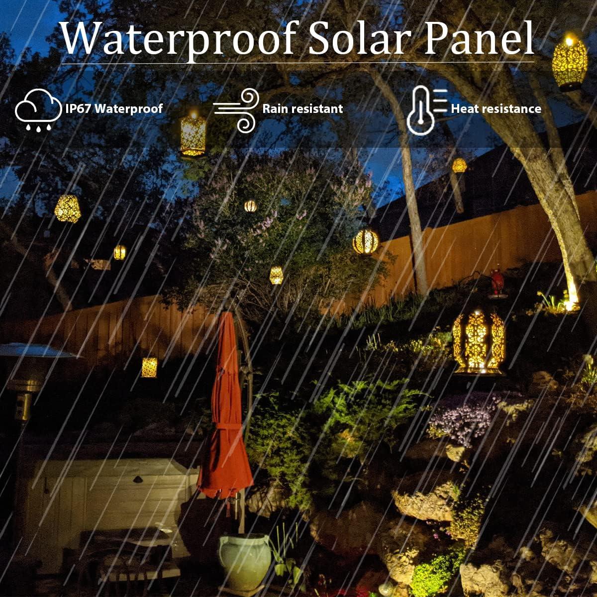 Parte Superior de Reemplazo Luz Solar HELESIN 8cm Amarillo Cálido