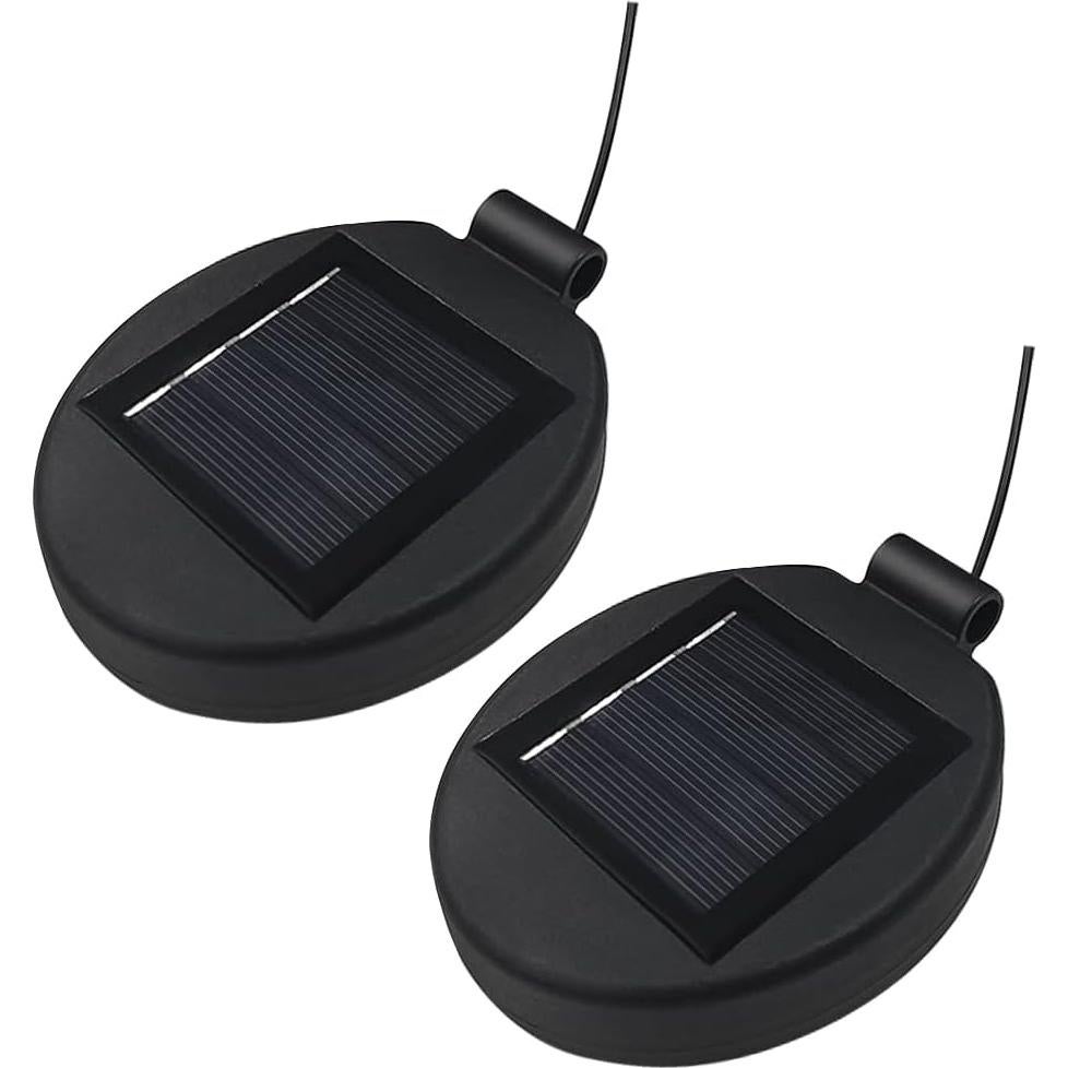 Tapa de Reemplazo para Linterna Solar AQEENURA 2PCS LED