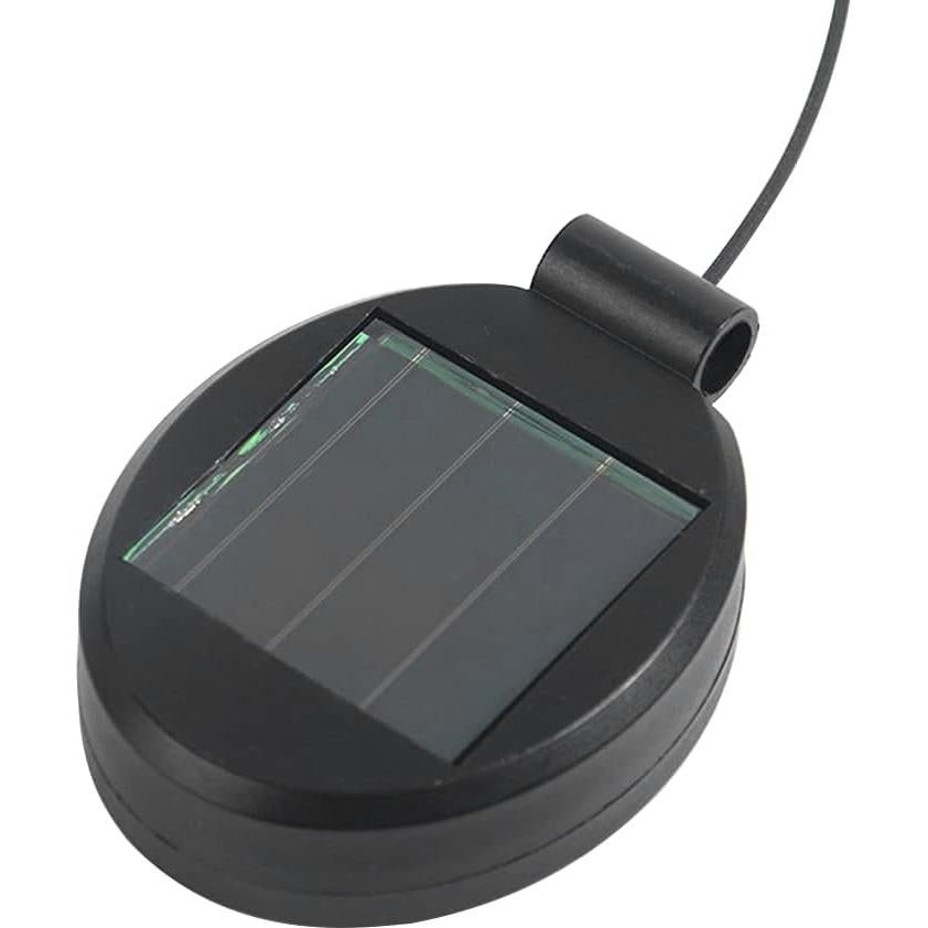 Repuesto Panel Superior Luz Solar LED 2 Piezas Negro