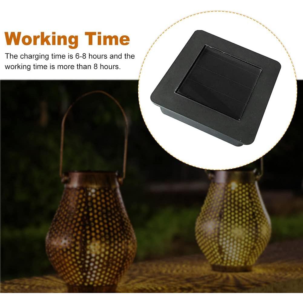 Tapa de Reemplazo para Luz Solar iayokocc con LED y Batería AA