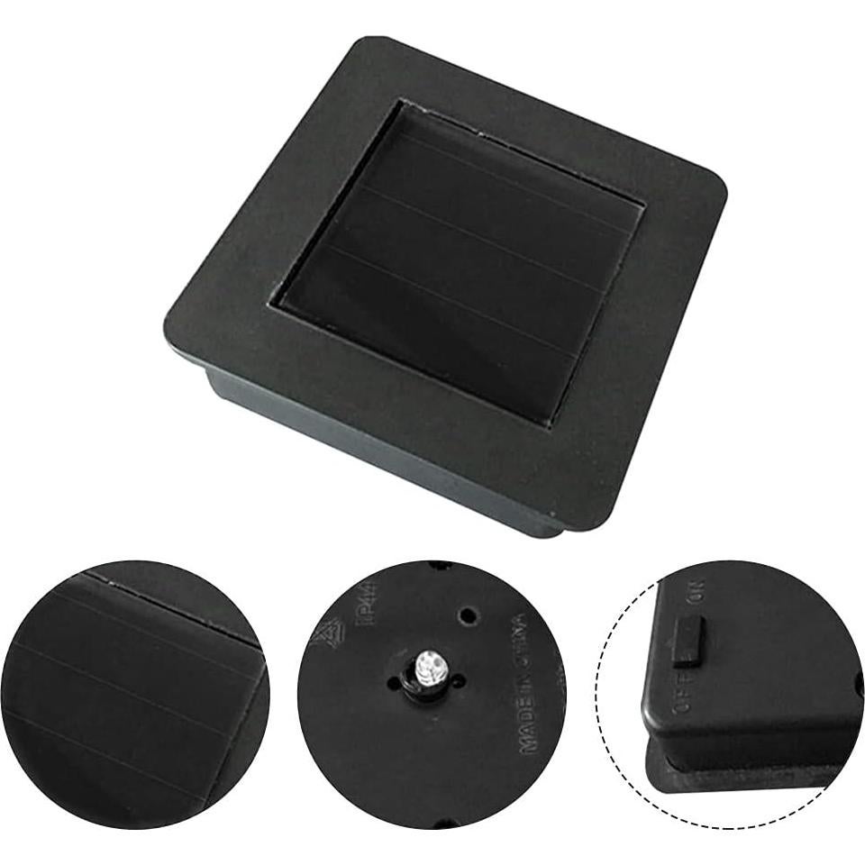 Tapa de Reemplazo para Luz Solar iayokocc con LED y Batería AA